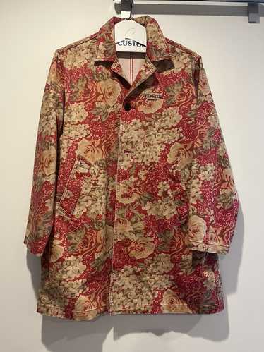 Supreme washed work store trench coat floral