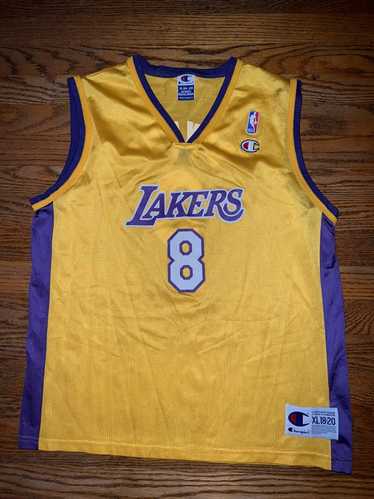 VERY RARE LOS ANGELES LAKERS AUTHENTIC JERSEY CHAMPION #8 KOBE