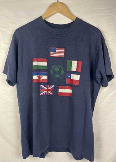 Vintage Vintage 1980's International Soccer T-Shi… - image 1