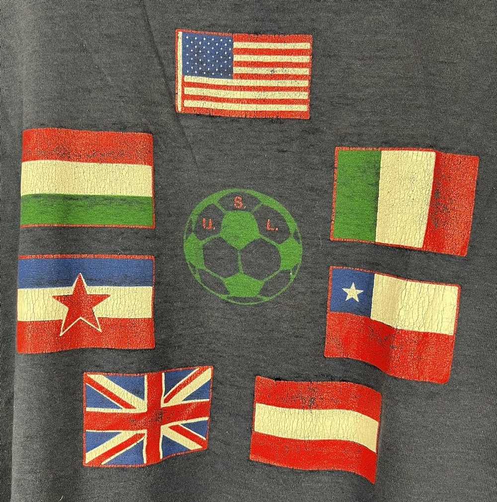 Vintage Vintage 1980's International Soccer T-Shi… - image 2