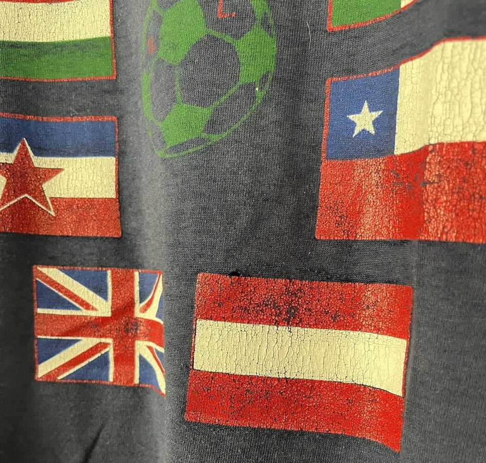 Vintage Vintage 1980's International Soccer T-Shi… - image 3