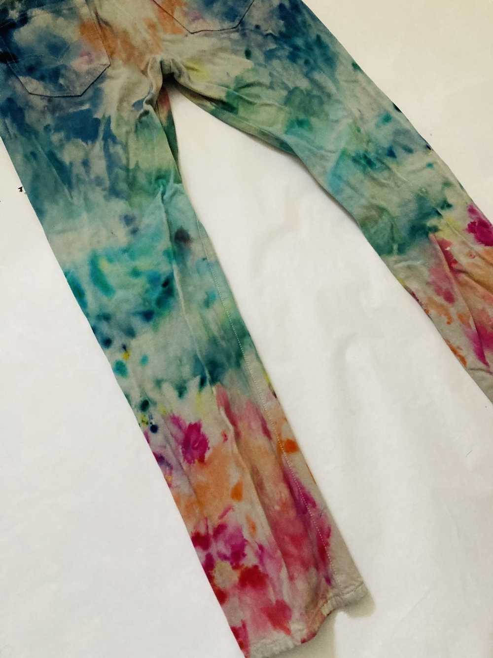 Custom × Levi's Levis 501 vintage Tie Dye Rainbow… - image 8