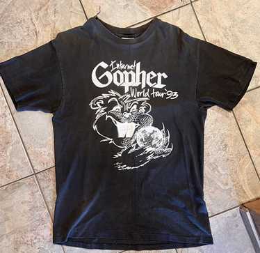 Hanes Internet Gopher World tour '93 t-shirt - image 1