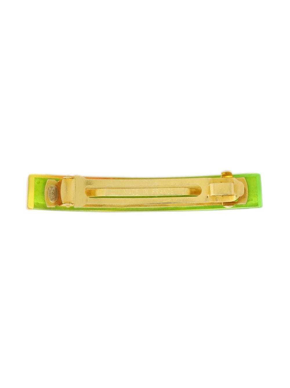 CHANEL Pre-Owned 1997 CC hair clip - Gold - image 2