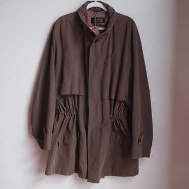 Sanyo Sanyo olive trench coat