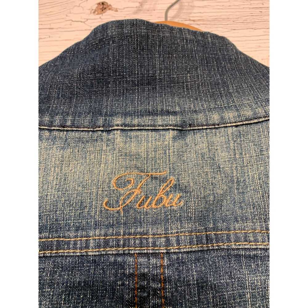 Fubu Vintage FUBU Womens Denim Jacket jean Large … - image 7