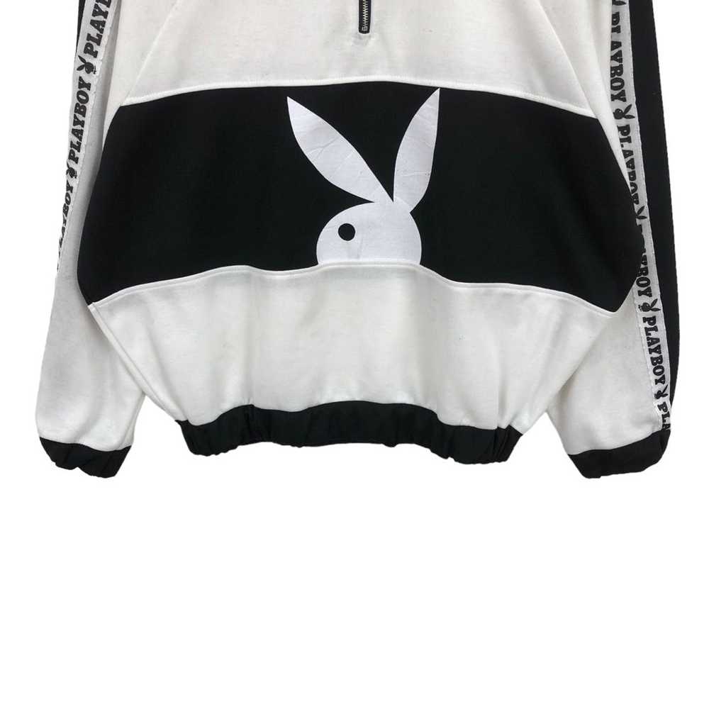 Playboy × Vintage Pick!! Vtg PLAYBOY Half Zipper … - image 8