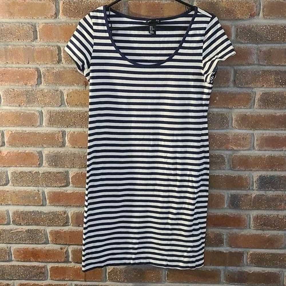 H&M H&M Basic Medium Striped T-Shirt Dress - image 2