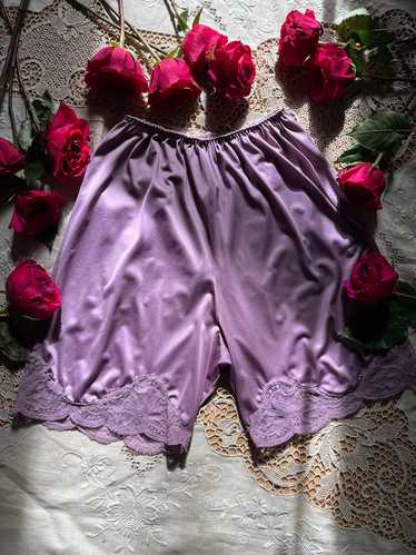 Hand Dyed 1960’s Vintage Nylon and Lace Bloomer Pa