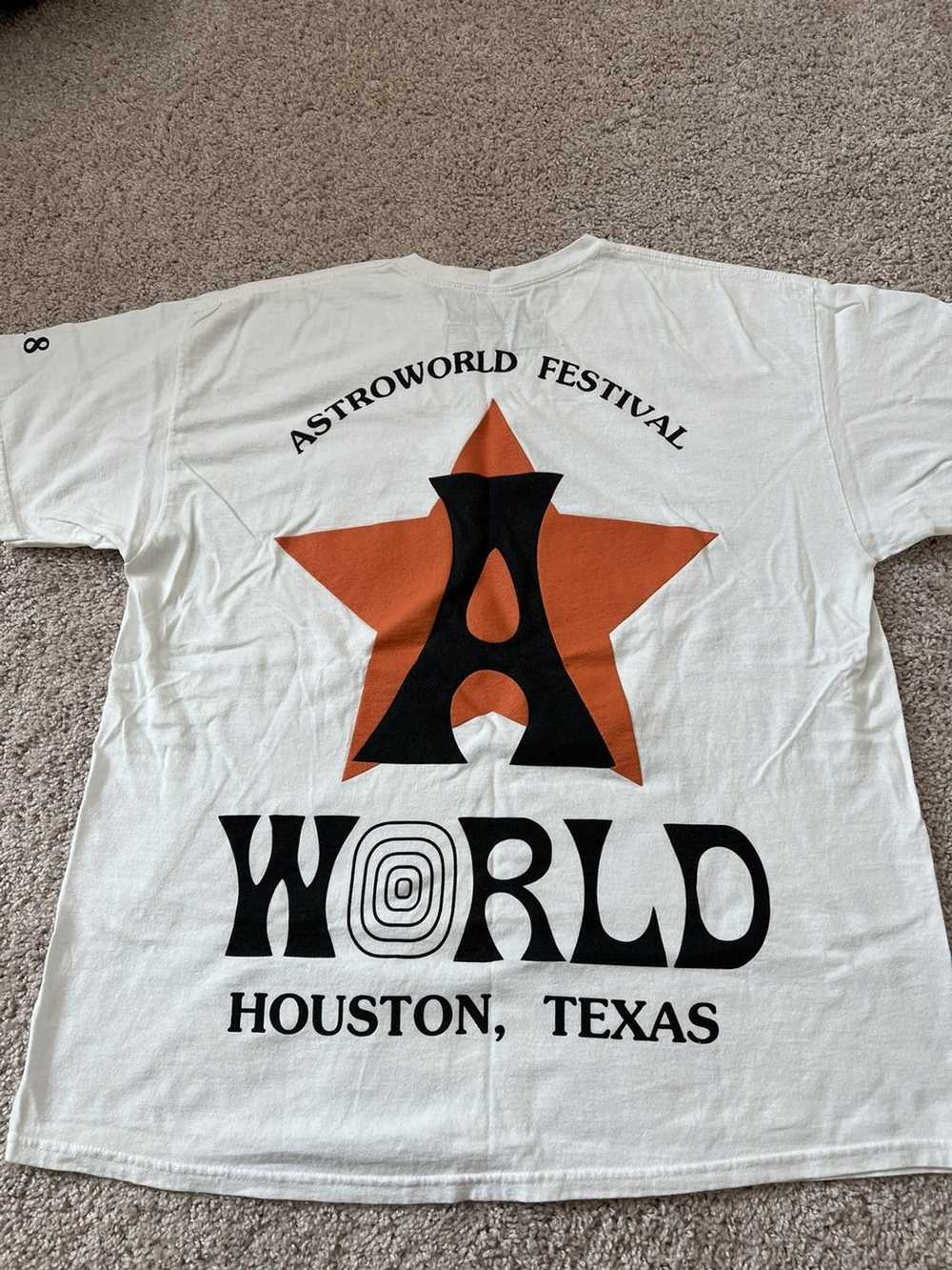 Travis Scott Travis Scott White Astroworld 2018 T… - image 1