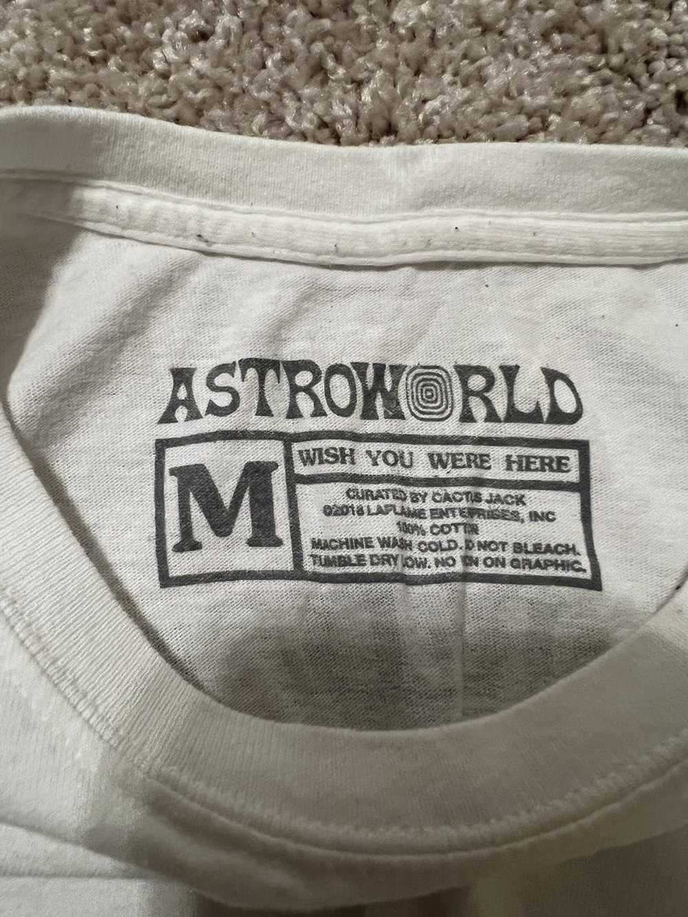 Travis Scott Travis Scott White Astroworld 2018 T… - image 4