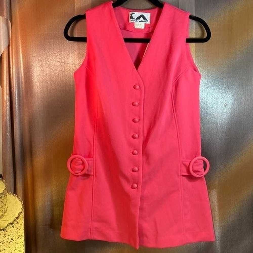 Vintage Jack Winter Vintage Bubble Gum Vest Sleev… - image 1