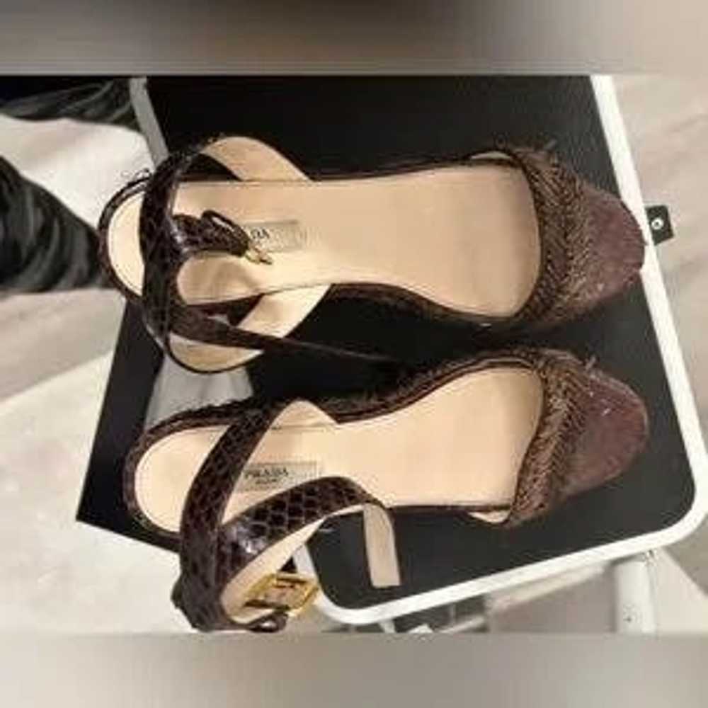 Prada Prada platform wedge size 8.5 - image 2