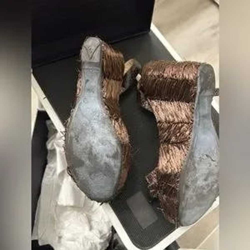 Prada Prada platform wedge size 8.5 - image 5