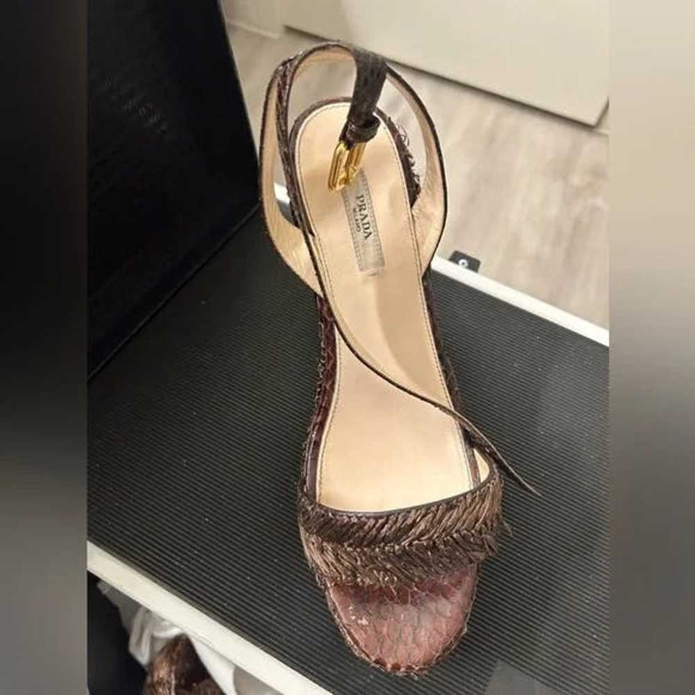 Prada Prada platform wedge size 8.5 - image 8