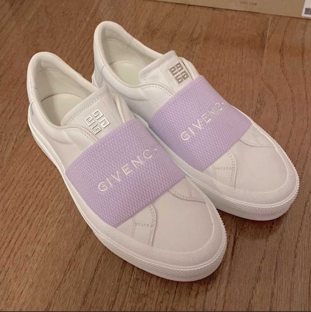 Givenchy Givenchy Sneakers With Purple Webbing - image 1