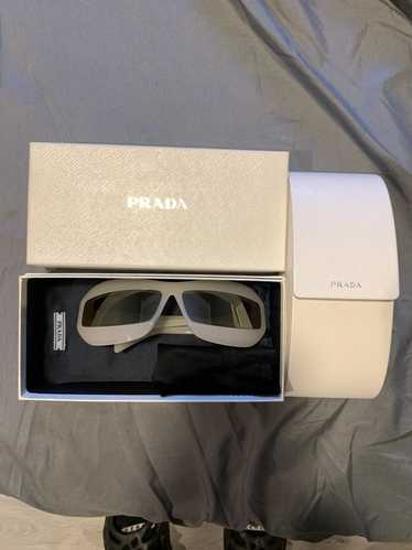 Prada Prada off white mirror lenses