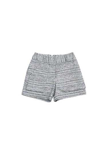 Adam Lippes - Grey & Blue Tweed Shorts Sz 4