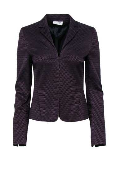 Akris Punto - Dark Purple Polka Dot Blazer Sz 4