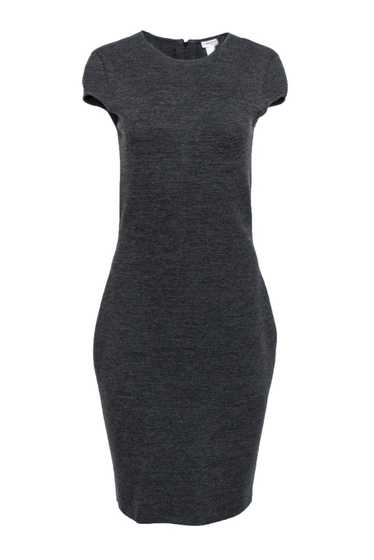 Akris Punto - Grey Fitted Wool Blend Dress Sz 10