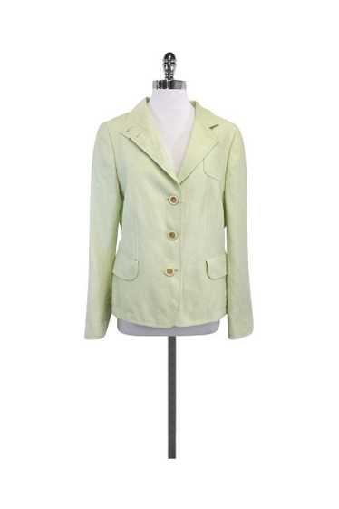 Akris Punto - Light Lime Green Wool & Linen Jacket
