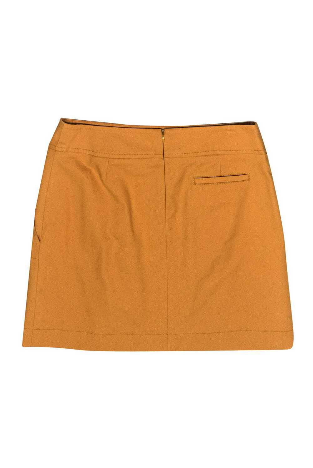 Akris Punto - Yellow A-Line Miniskirt Sz 8 - image 2