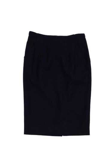 Alberta Ferretti - Black Wool Pencil Skirt Sz 4