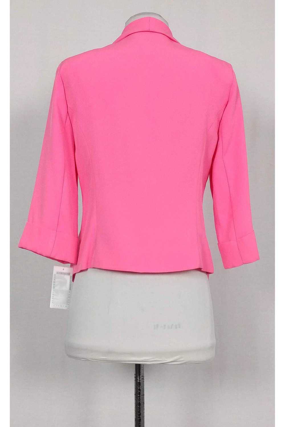 Alberto Makali - Neon Pink Asymmetrical Jacket Sz… - image 3