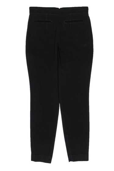 Alexander McQueen - Black High Waist Wool & Cotton