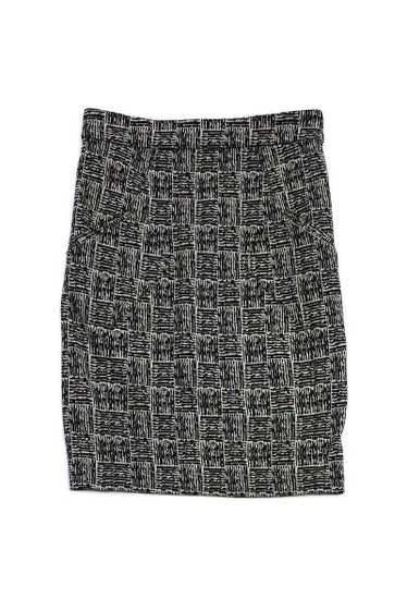 Alexander Wang - Black & Tan Printed Pencil Skirt 