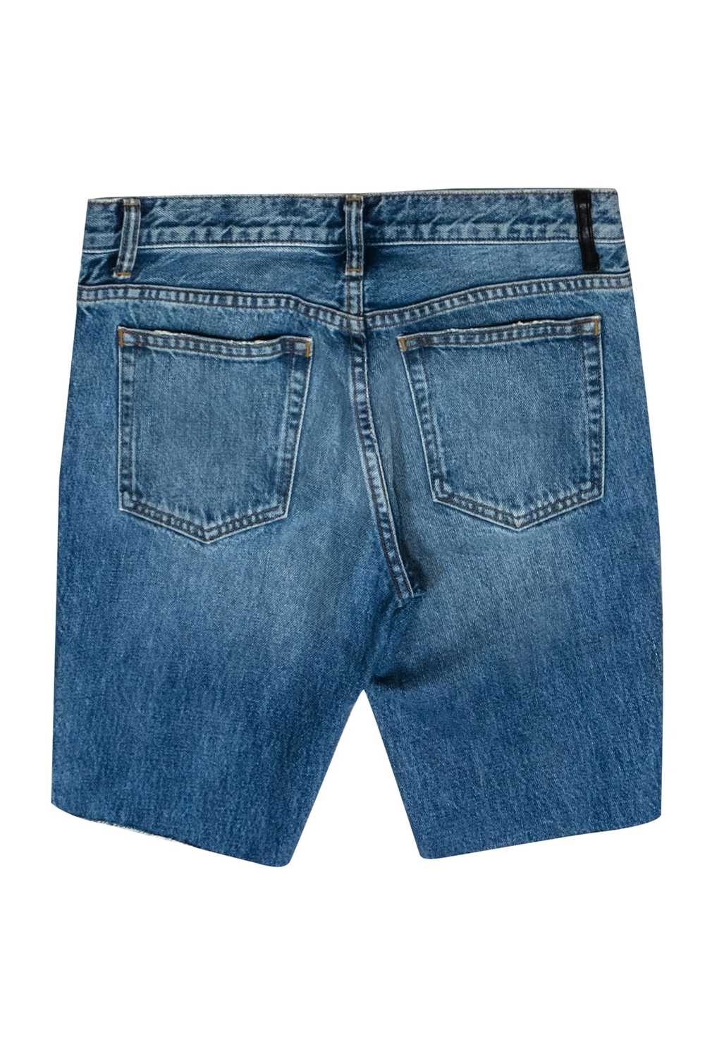 Alexander Wang - Medium Wash Cutoff Denim Bermuda… - image 2