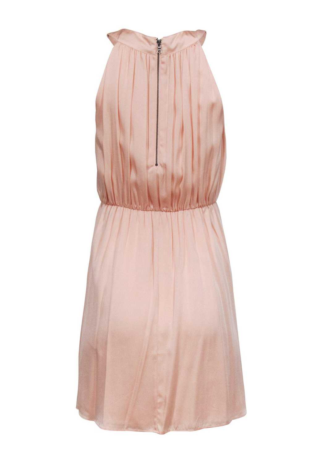 Alice & Olivia - Light Pink Silk Mini Dress Sz 4 - image 3