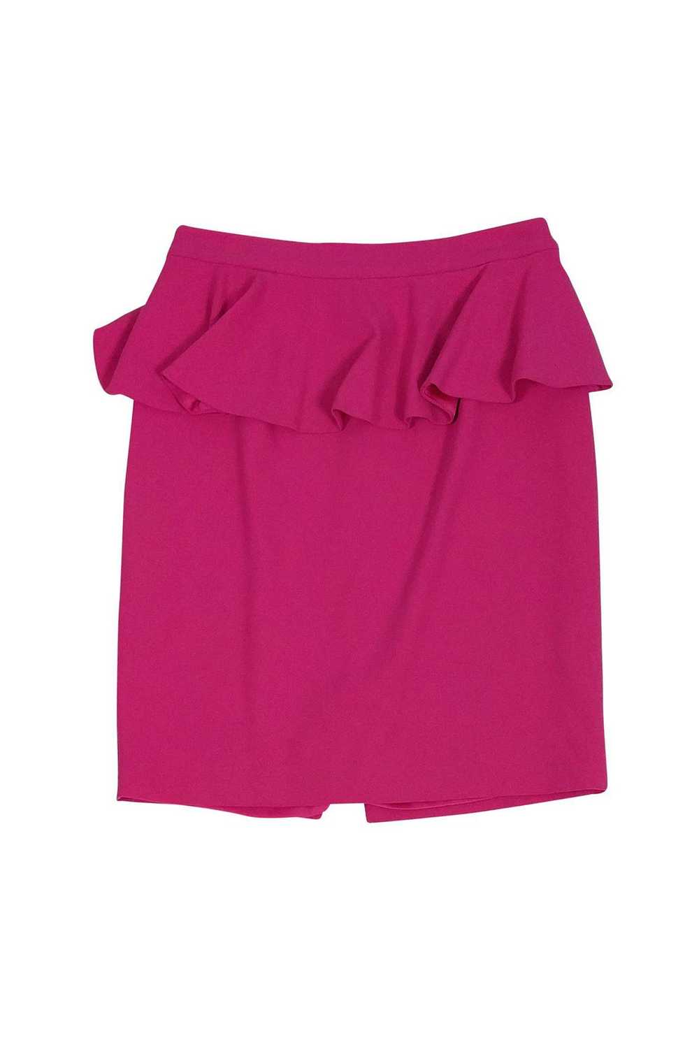 Alice & Olivia - Pink Peplum Skirt Sz 4 - image 1