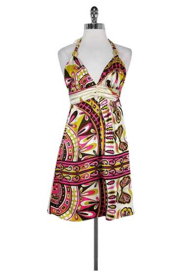 Alice & Trixie - Paisley Halter Silk Dress Sz XS - image 1