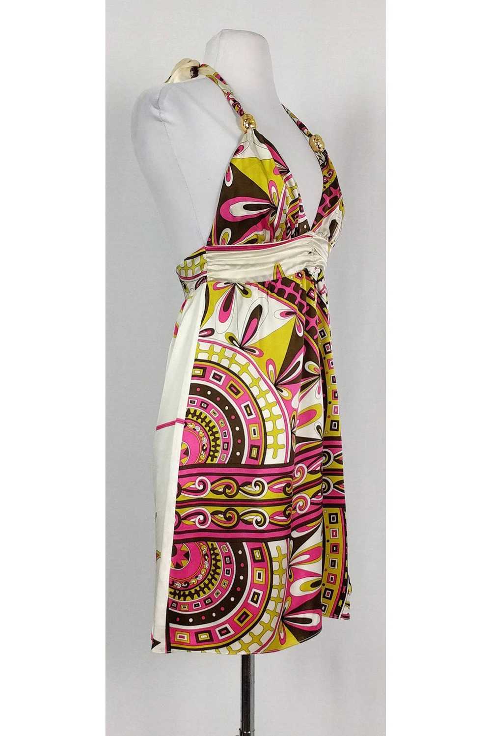 Alice & Trixie - Paisley Halter Silk Dress Sz XS - image 2