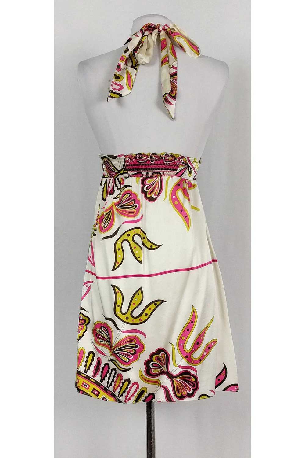 Alice & Trixie - Paisley Halter Silk Dress Sz XS - image 3