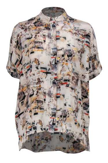 All Saints - Multicolored Printed Silk Blouse Sz 4