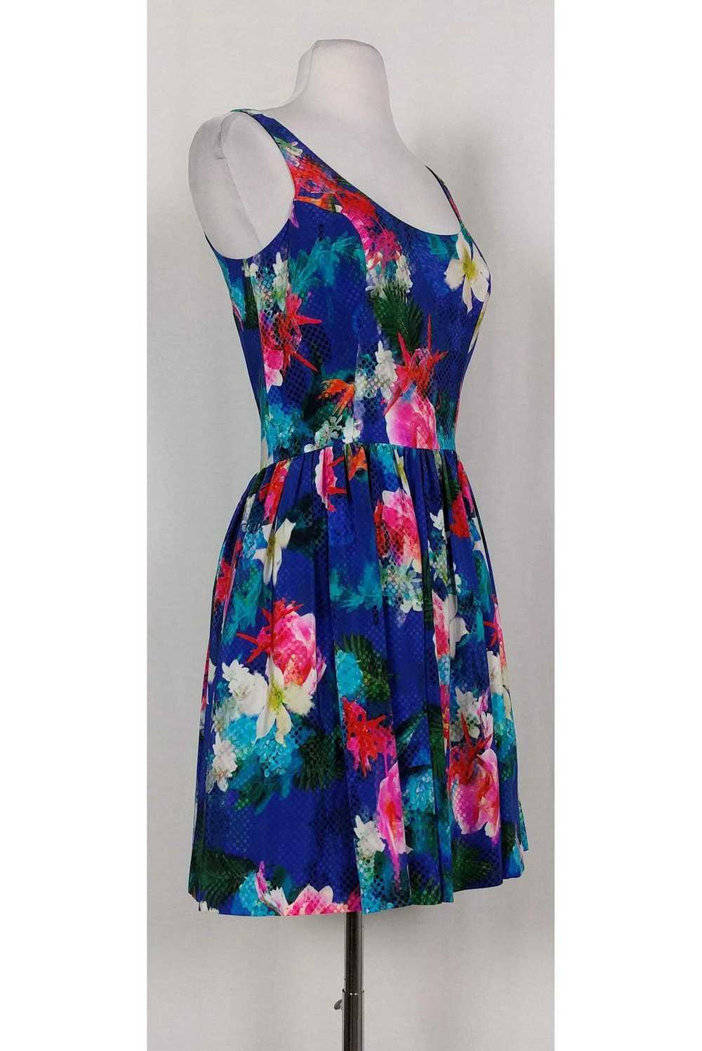 Amanda Uprichard - Multicolor Tropical Print Dres… - image 2