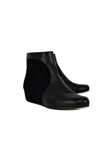 Aquatalia - Black Leather Booties Sz 5