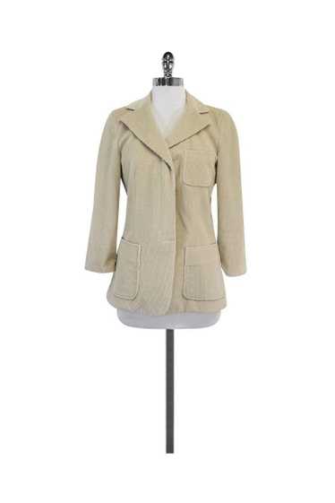 Armani Collezioni - Beige Corduroy Blazer Sz 8