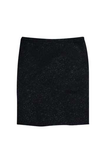 Armani Collezioni - Black Textured Skirt Sz 12