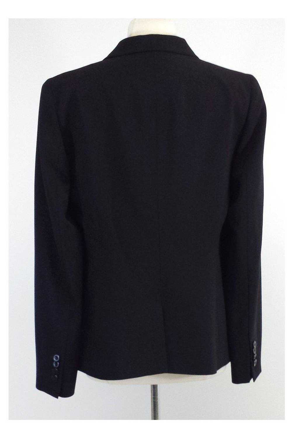 Armani Collezioni - Black Wool Blazer Sz 12 - image 3