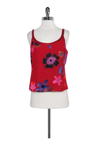 Armani Collezioni - Red Floral Silk Tank Sz 8