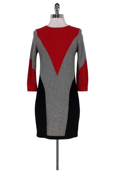 Autumn Cashmere - Red, Grey & Black Dress Sz XS