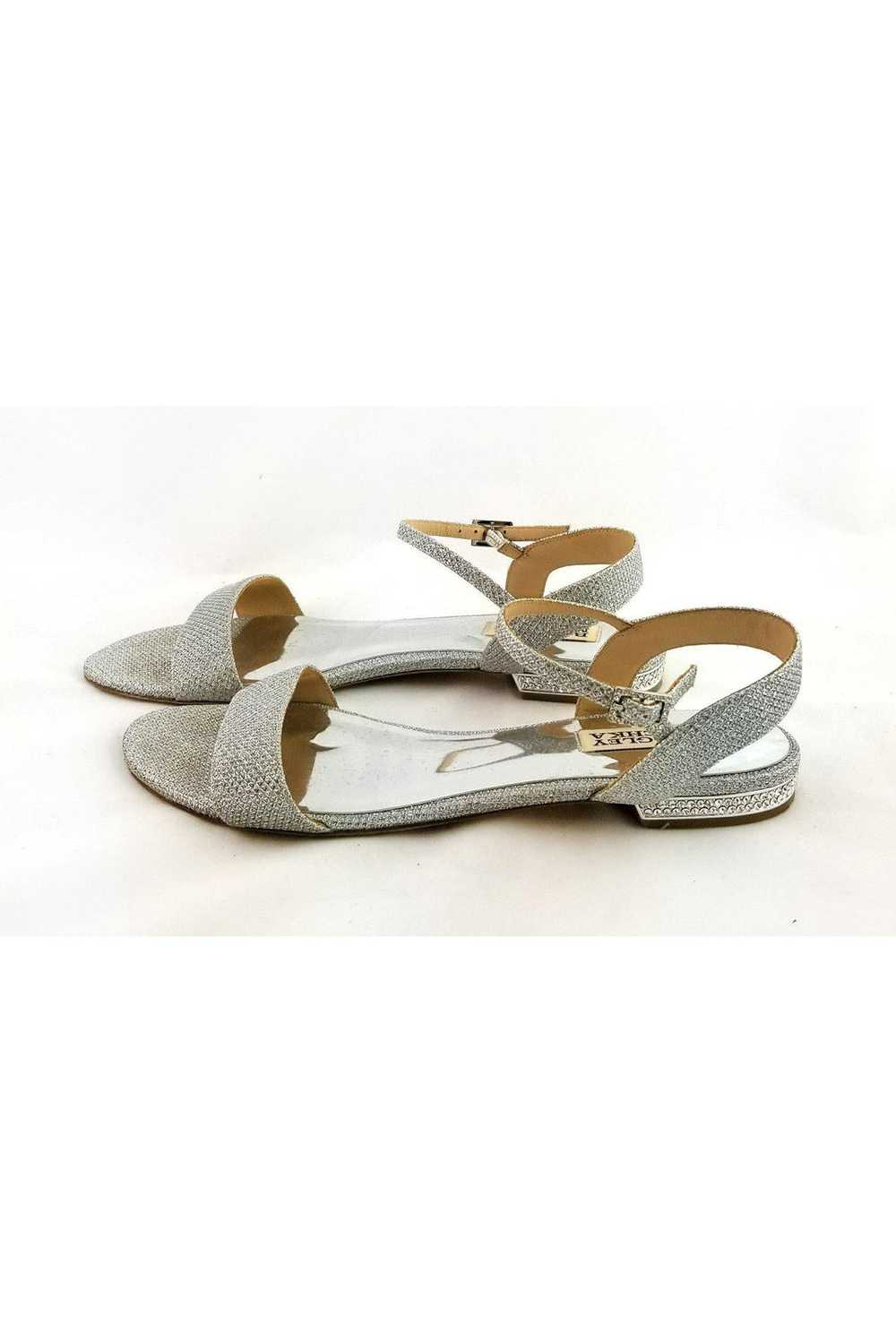 Badgley Mischka - Silver Metallic Sandals Sz 7.5 - image 3