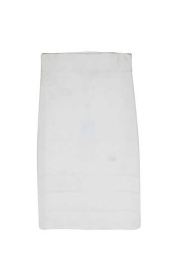 BCBG Max Azria - White "Alexa" Bandage Skirt Sz XX