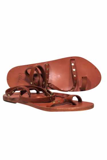 Beek - Brown Strappy Wrap Sandals 9 - image 1