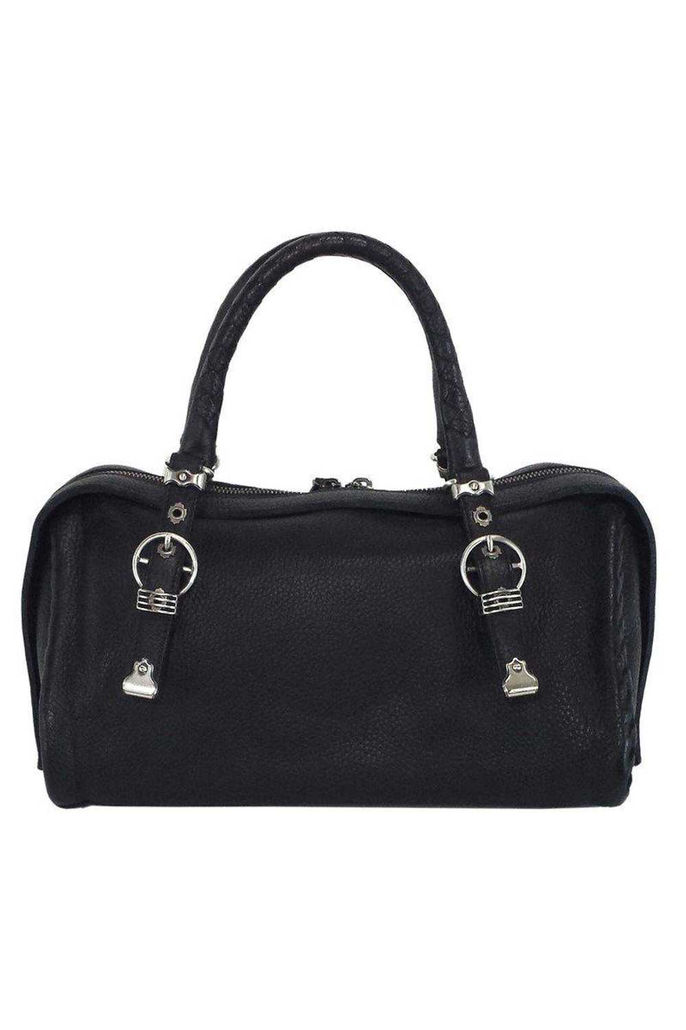 Bottega Veneta - Black Pebbled Leather Handbag - image 1