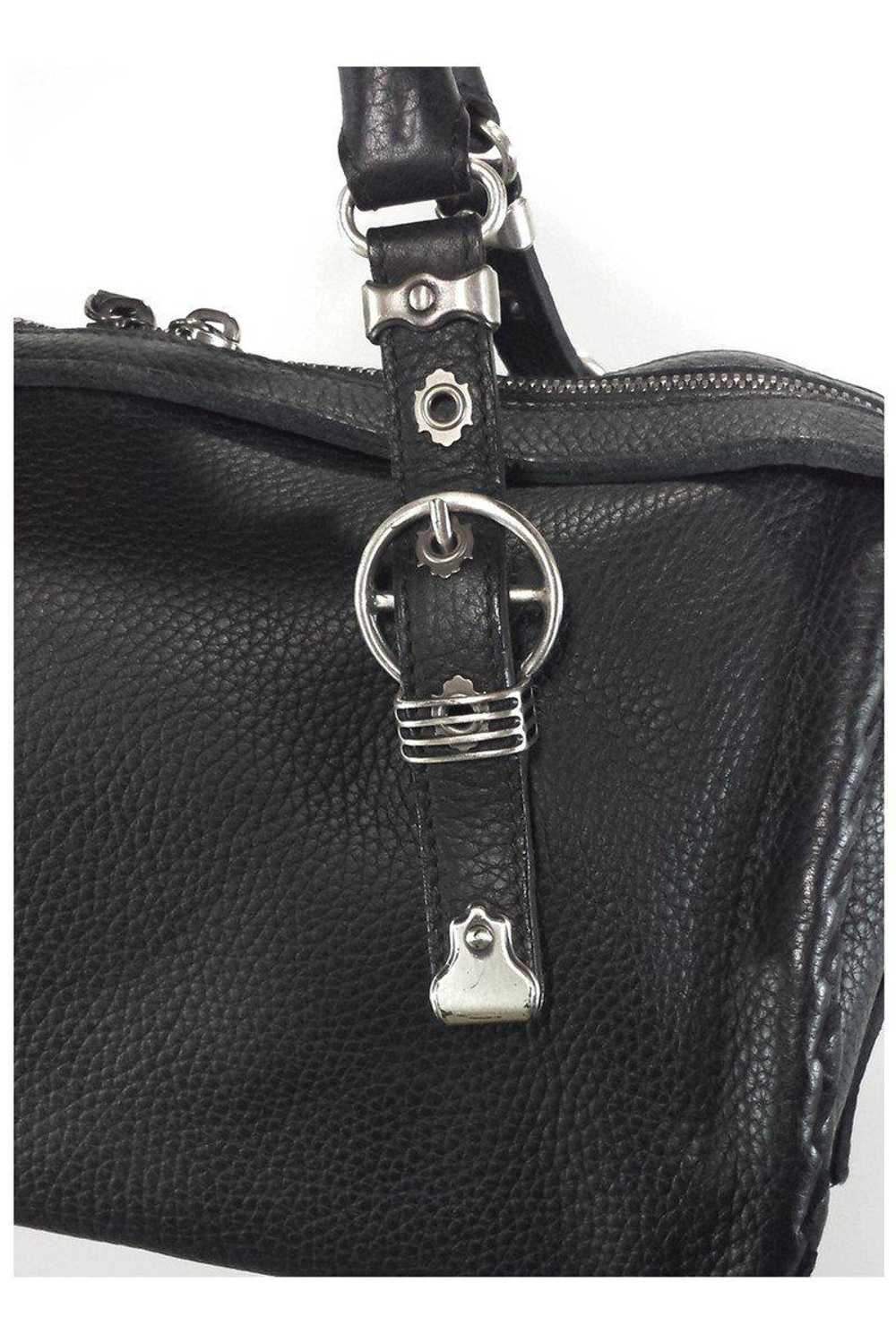 Bottega Veneta - Black Pebbled Leather Handbag - image 5