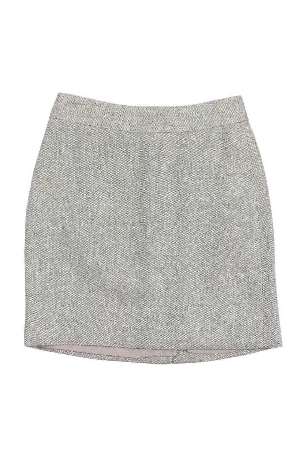 Brooks Brothers - Tan Linen Skirt Sz 0 - image 1